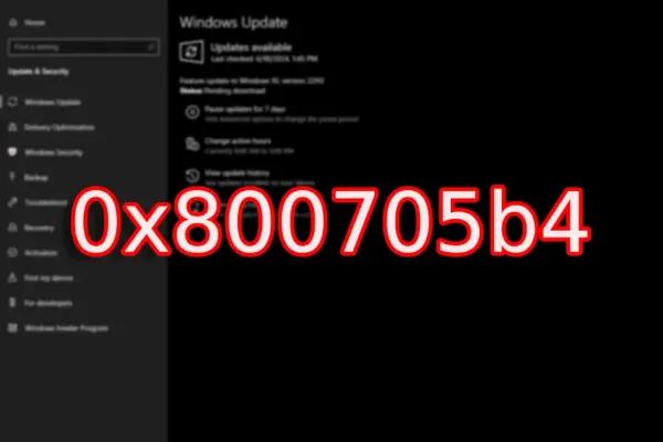 Resolving Error 0x800705b4 in Windows Updates