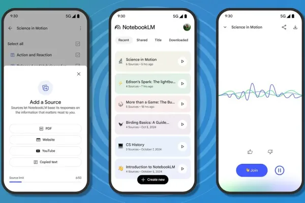 Google Unveils NotebookLM App to Enhance Document Management