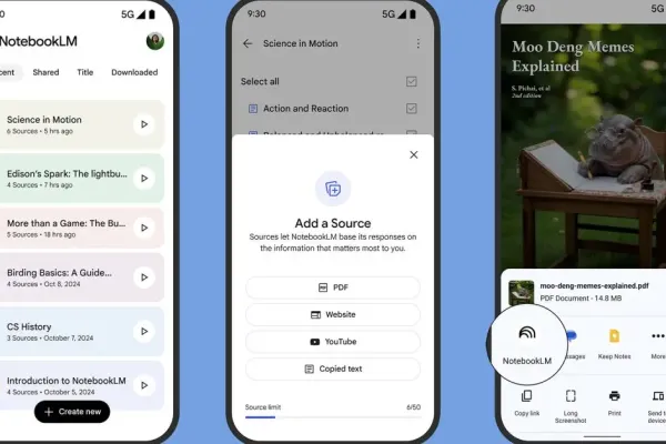 Google Launches NotebookLM on Android for AI-Powered Learning