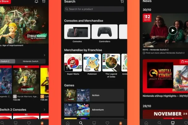 Nintendo Store App Expands to Global Markets