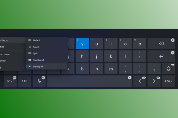 Microsoft Tests Gamepad Keyboard Layout for Windows 11 Xbox Controllers
