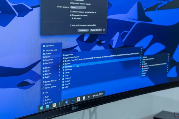 uBar Bridges Windows Taskbar Experience for macOS Users