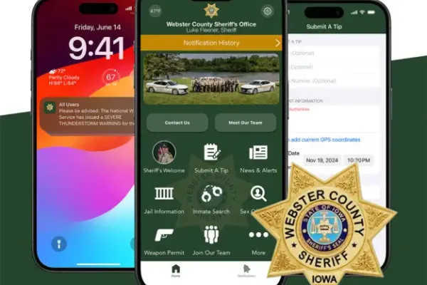 Webster County Sheriff Sees Success with New Public Safety App
