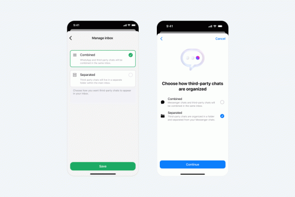 WhatsApp and Messenger Enable Third-Party Chats in Europe Under DMA