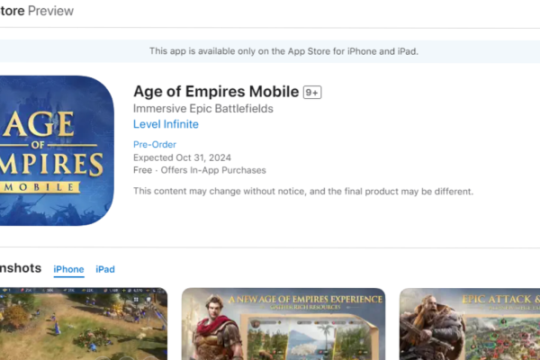 Age of Empires Mobile to Launch on iOS and Android on 17 October