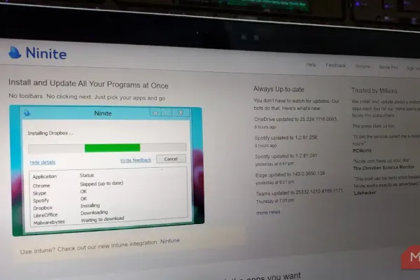 Ninite Simplifies Windows App Installations for Users