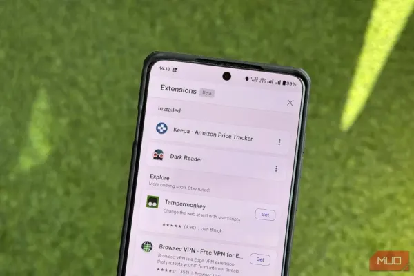 Microsoft Enhances Edge for Android with Extension Support