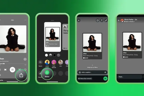 Spotify Launches WhatsApp Status Sharing for Global Users
