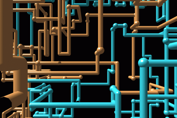 Microsoft's 3D Pipes Screensaver Showcased OpenGL in Windows NT 3.5