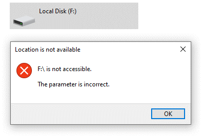 "Parameter is Incorrect Error: Strategies to Drive Accessibility and Data Recovery"
